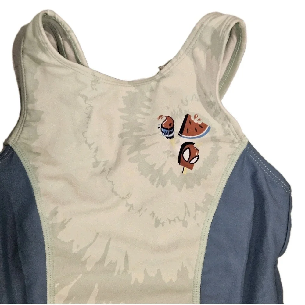 Disney Store Girls Spider-Man One Piece Swimsuit‎ Size 5/6
